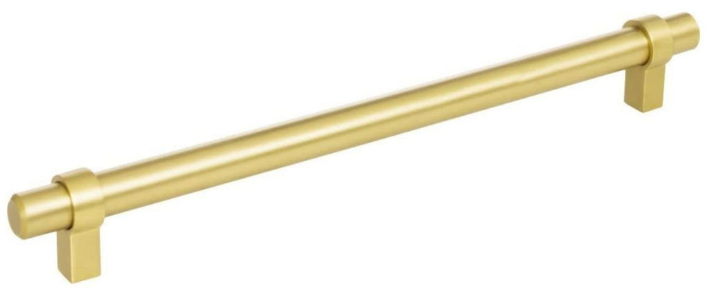 Jeffrey Alexander 5224 Key Grande 8-13/16" (224 mm) Center to Center Modern Pipe Style Bar Cabinet Handle/Drawer Pull -
