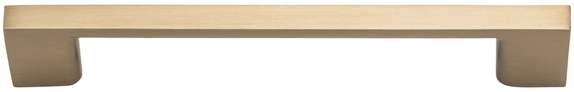 Jeffrey Alexander 635-128 Sutton 5-1/16" (128 mm) Center to Center Square Linear Bar Handle Cabinet Handle/Drawer Pull -