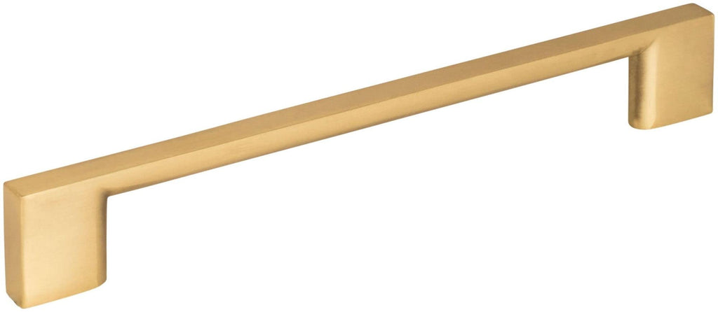 Jeffrey Alexander 635-160 Sutton 6-5/16" (160 mm) Center to Center Squared Sleek Cabinet Handle/Drawer Pull -