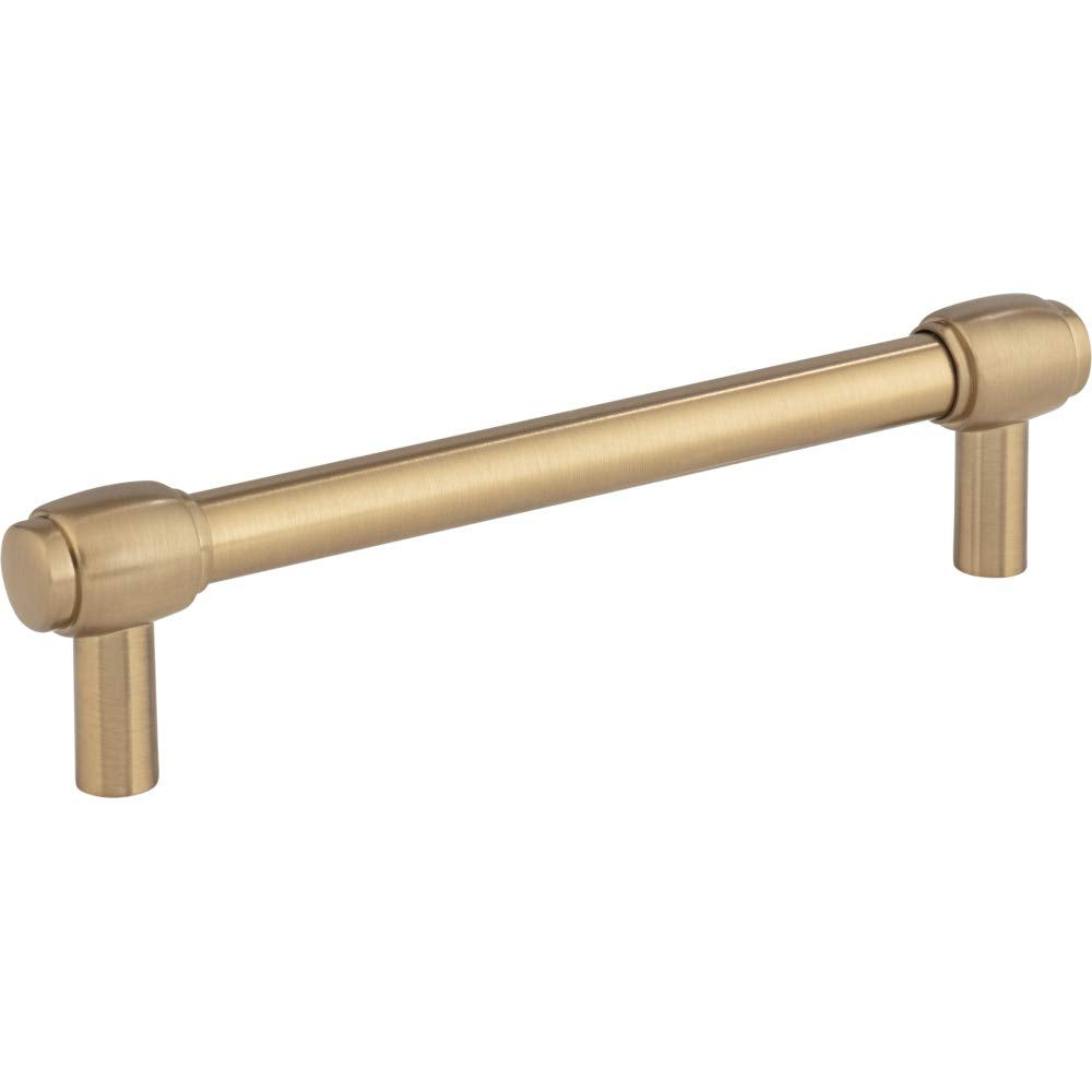 Jeffrey Alexander 885-128 Hayworth 5-1/16" (128mm) Center to Center Modern Industrial Pipe Bar Style Cabinet Handle/Drawer Bar Pull -