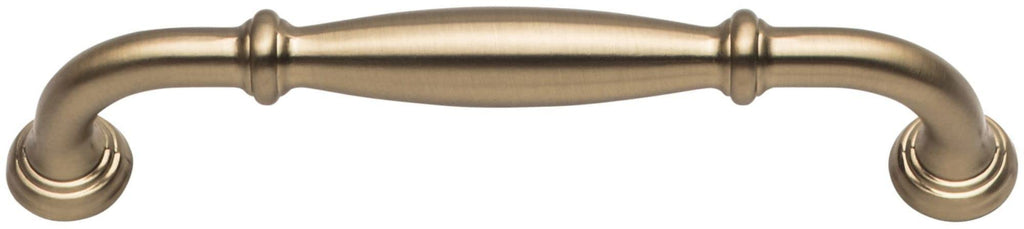 Jeffrey Alexander 658-128 Tiffany 5-1/16" (128 mm) Center to Center Classic Transitional Cabinet Handle/Drawer Pull with Step Details -