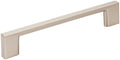 Jeffrey Alexander 635-128 Sutton 5-1/16" (128 mm) Center to Center Square Linear Bar Handle Cabinet Handle/Drawer Pull -