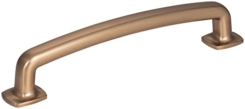 Jeffrey Alexander MO6373-128 Belcastel 1-5-1/16" (128 mm) Center to Center Soft Square Cabinet Handle/Drawer Pull -