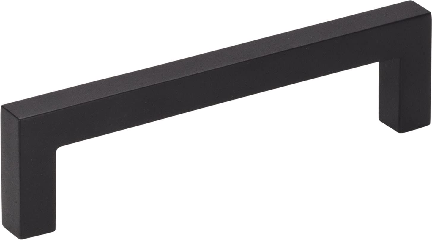 Satin Elements 625-96 Stanton 3-3/4" (96 mm) Center to Center Modern Square Cabinet Handle/Drawer Pull -