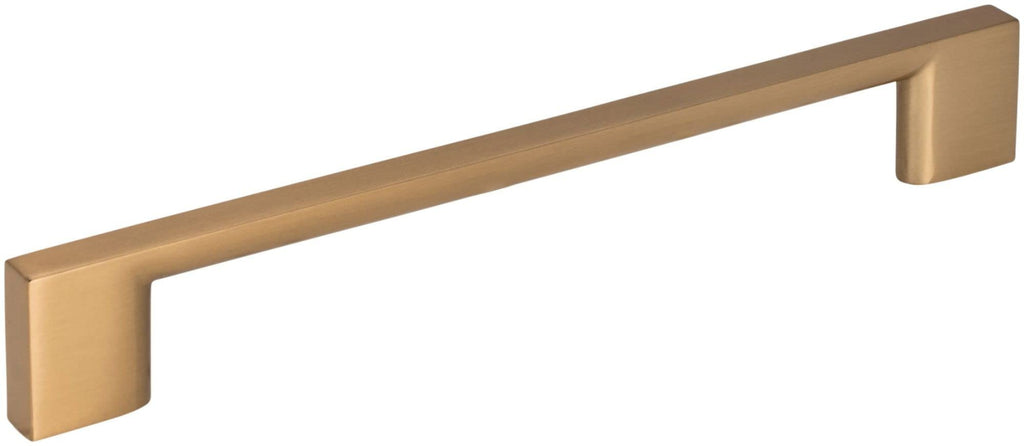 Jeffrey Alexander 635-160 Sutton 6-5/16" (160 mm) Center to Center Squared Sleek Cabinet Handle/Drawer Pull -