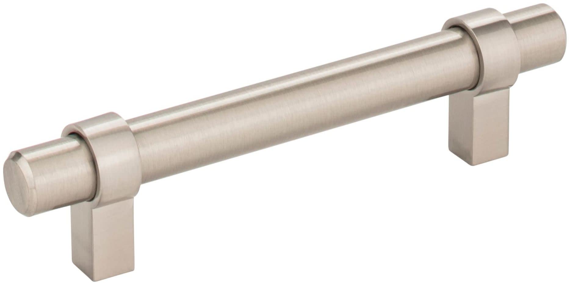 Jeffrey Alexander 596 Key Grande 3-3/4" (96 mm) Center to Center Modern Industrial Pipe Style Bar Cabinet Handle/Drawer Pull -
