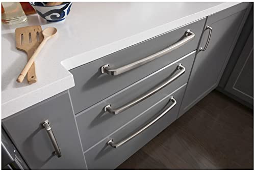 Jeffrey Alexander MO6373-128 Belcastel 1-5-1/16" (128 mm) Center to Center Soft Square Cabinet Handle/Drawer Pull -