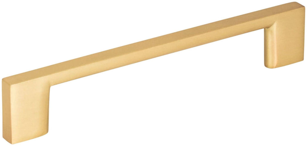 Jeffrey Alexander 635-128 Sutton 5-1/16" (128 mm) Center to Center Square Linear Bar Handle Cabinet Handle/Drawer Pull -