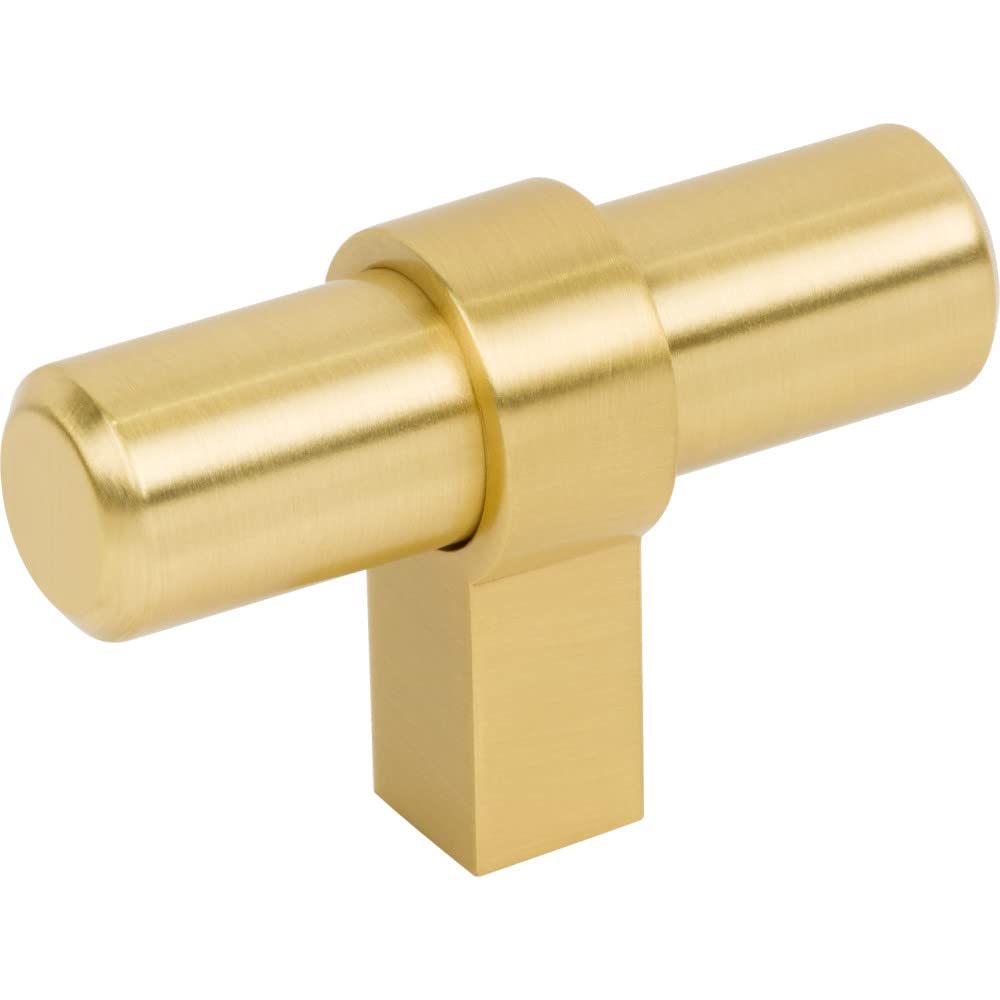 Jeffrey Alexander 51 Key Grande 2 Inch Modern Industrial T Pipe Bar Cabinet Handle